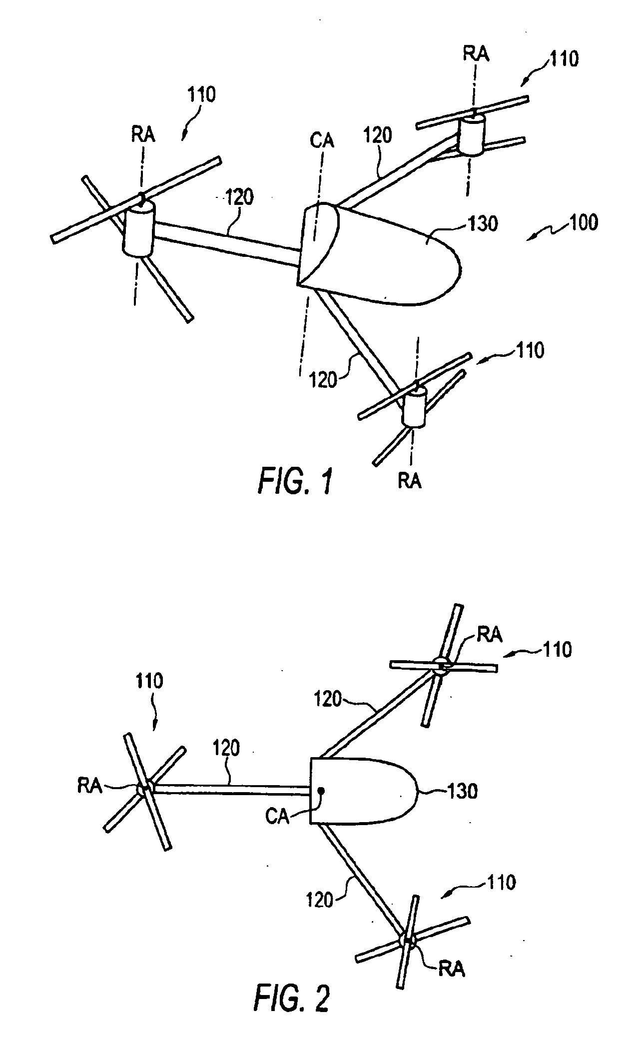 Six rotor helicopter