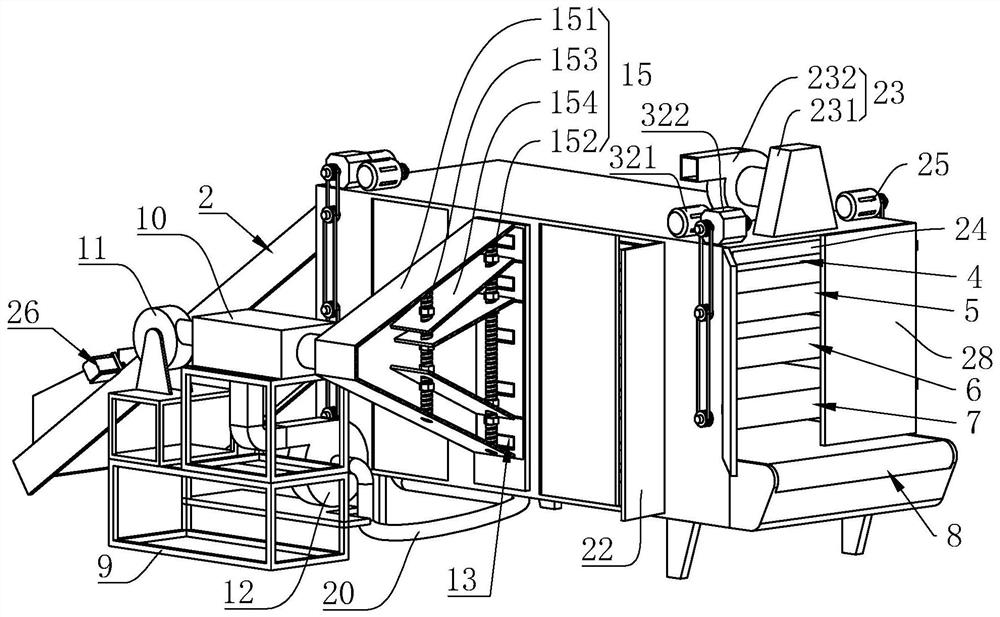 A belt dryer