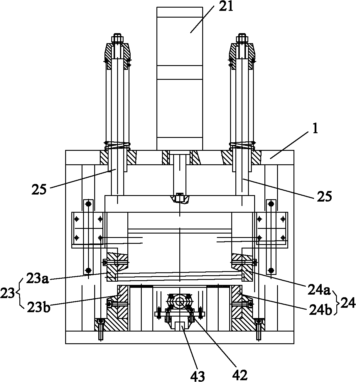 Metal sheet shearing machine