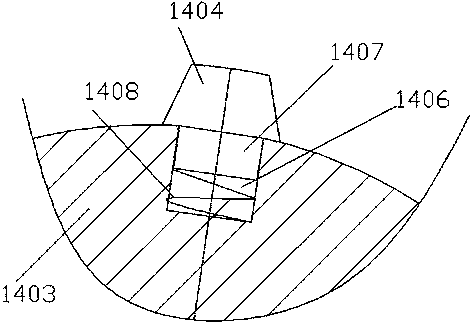 Belt wheel structure for harvester