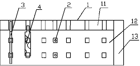 Structure for building thermal insulation wall