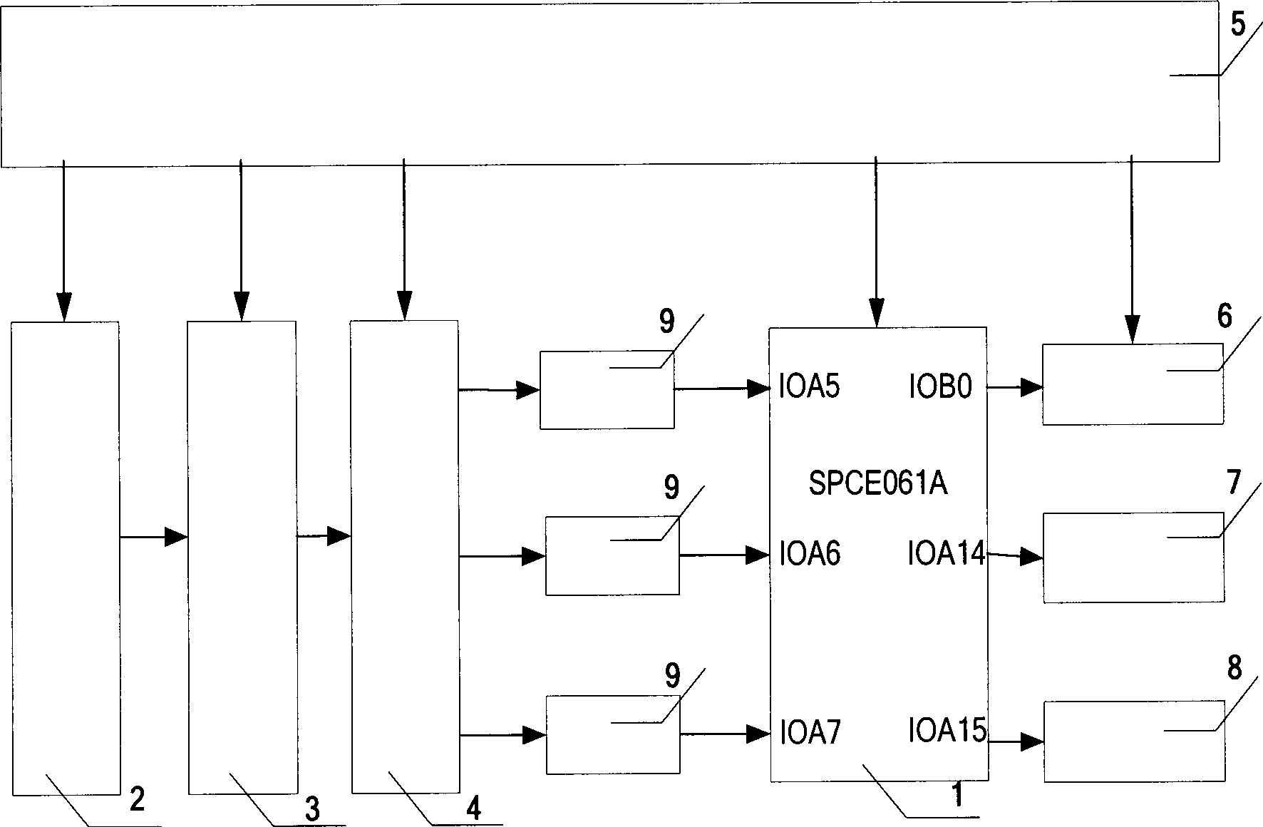 Household apparatus for detecting, controlling and automatically alarming CO, and working method thereof