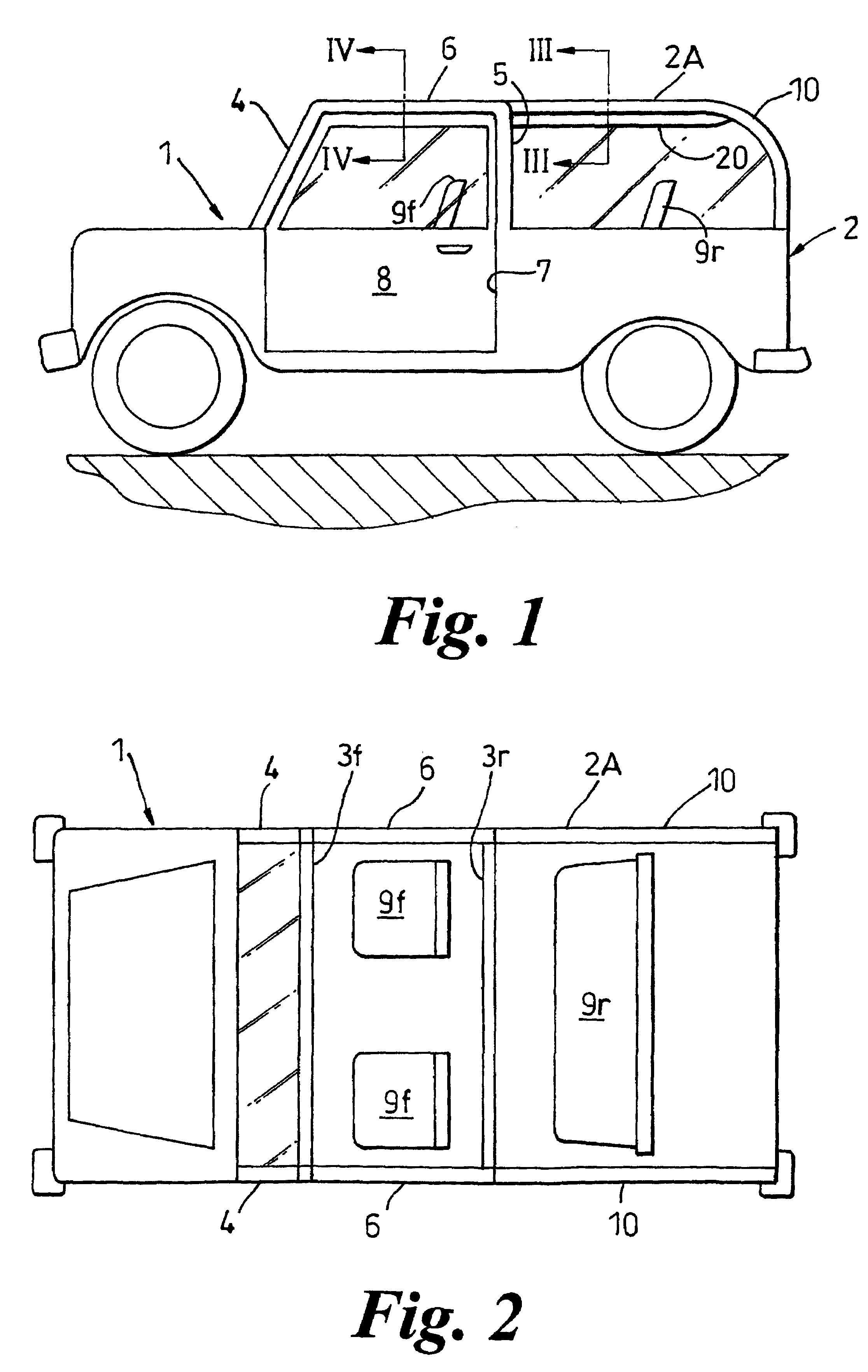 Roll-cage assembly and a motor vehicle incorporating same