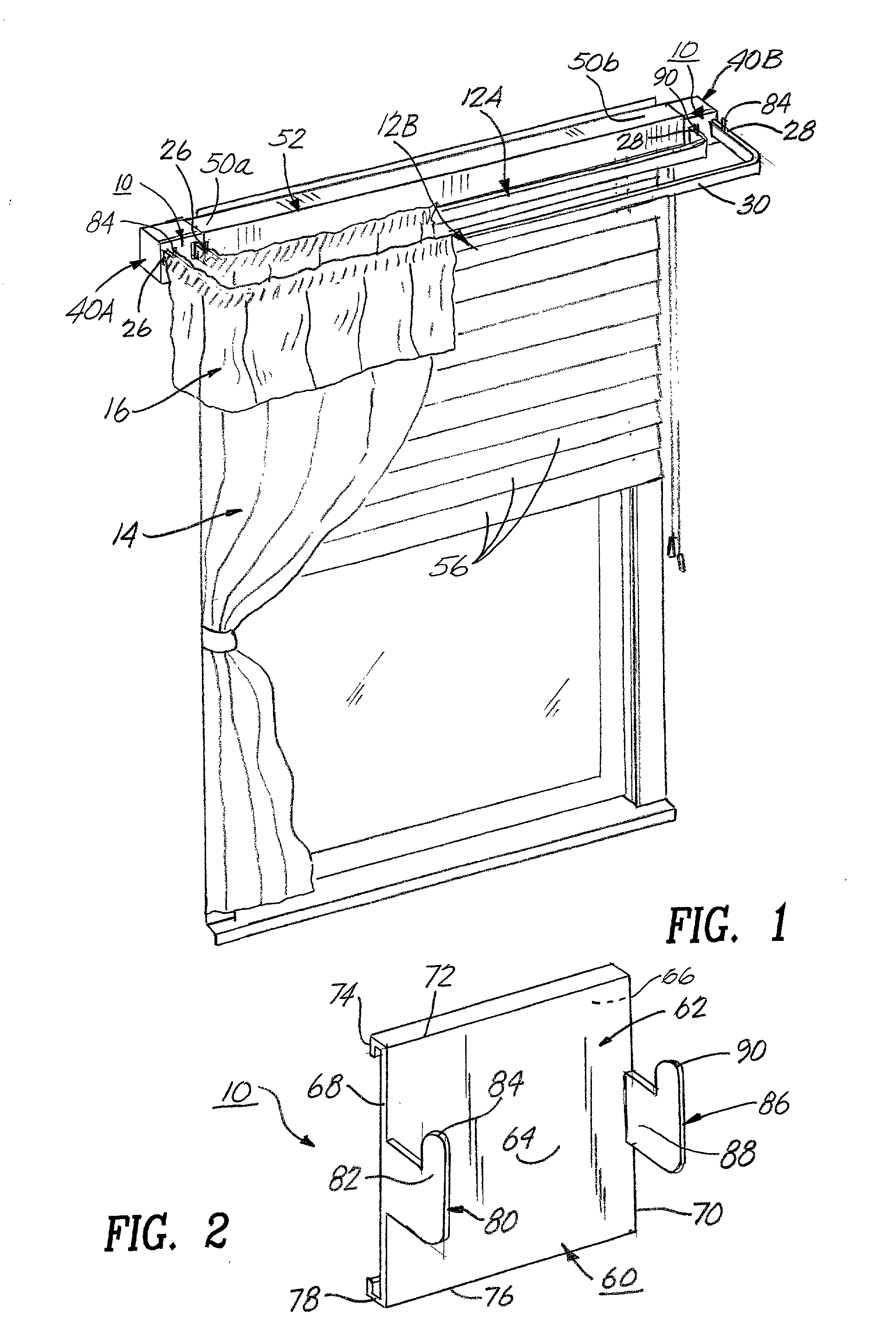 Mounting bracket for curtain rods