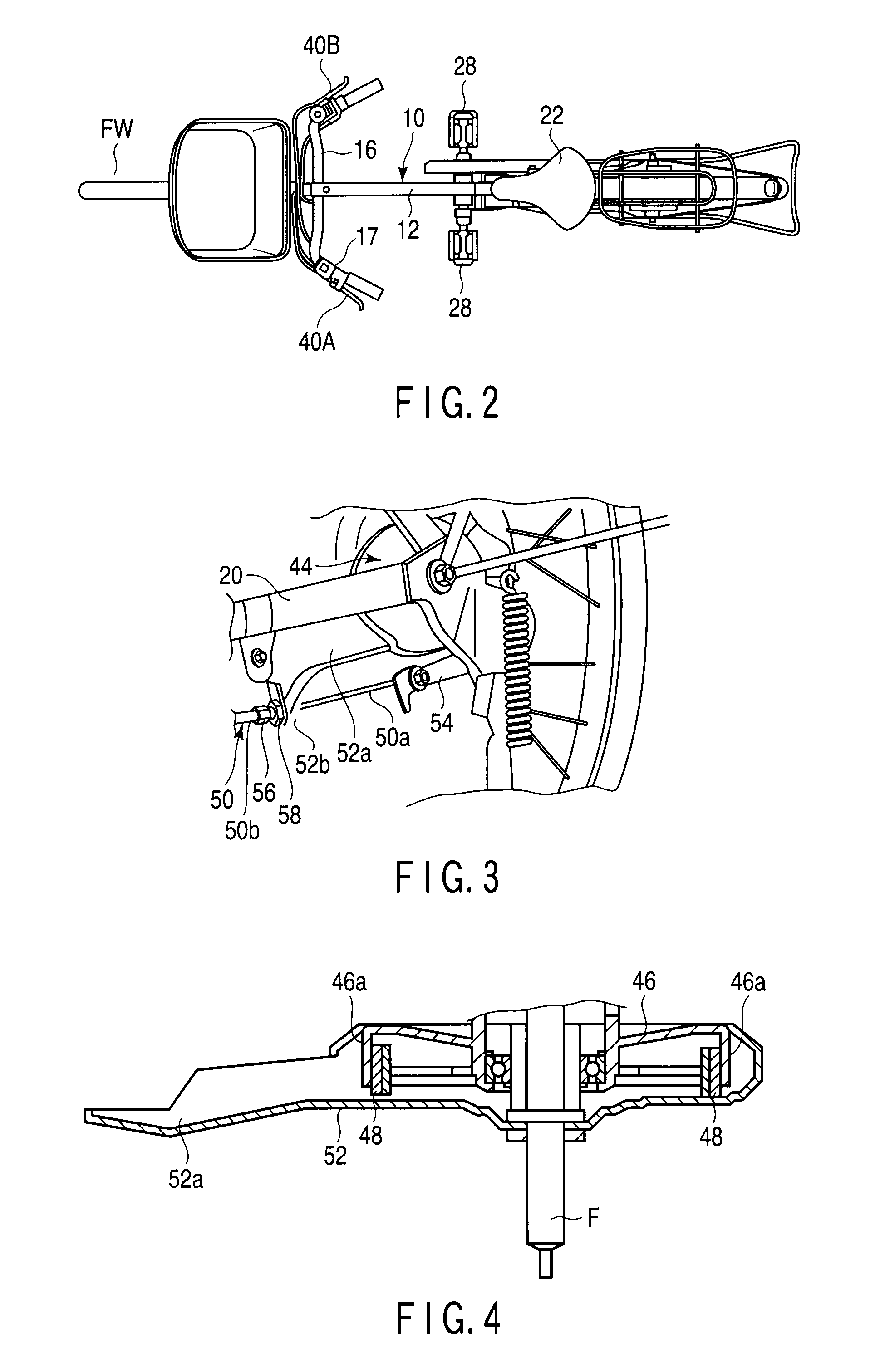 Regenerative braking device and vehicle provided with regenerative braking device