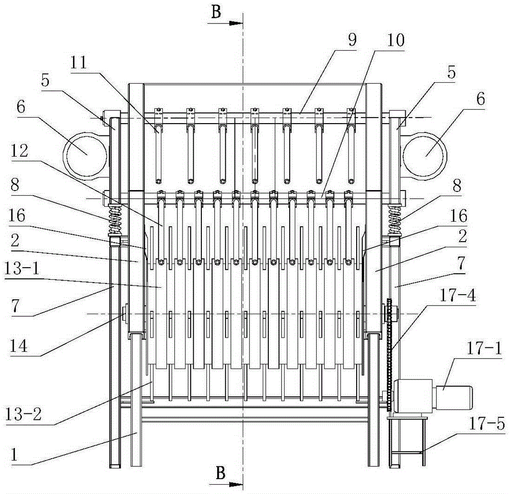 Vibrating type bar screening equipment