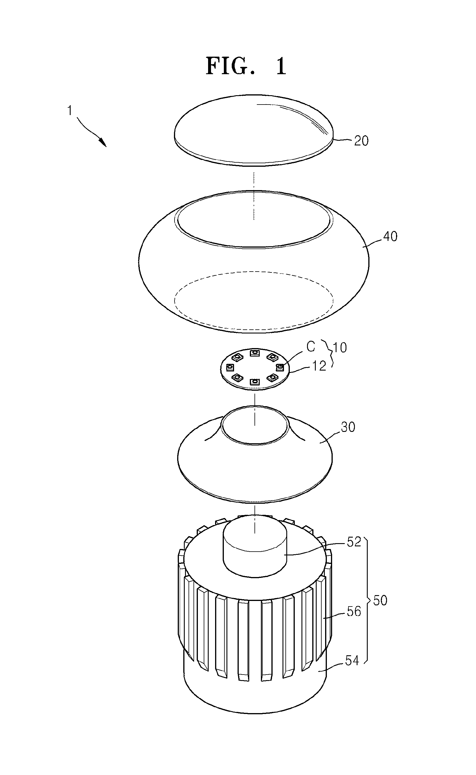 Lighting device capable of emitting light with a wide angle