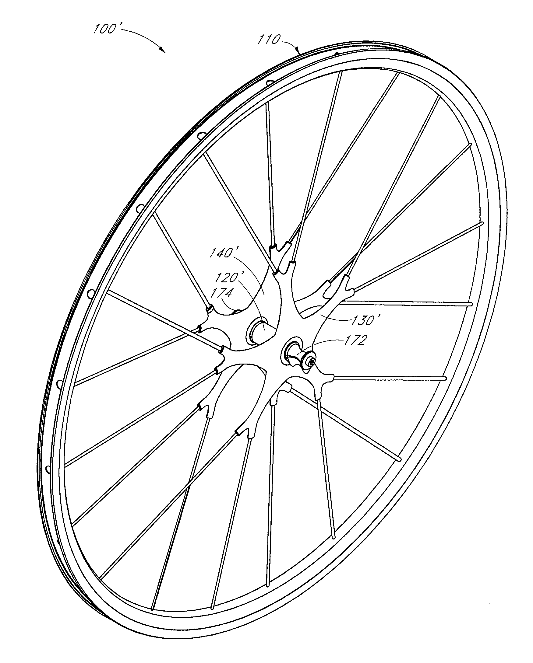 Bicycle wheel and hub