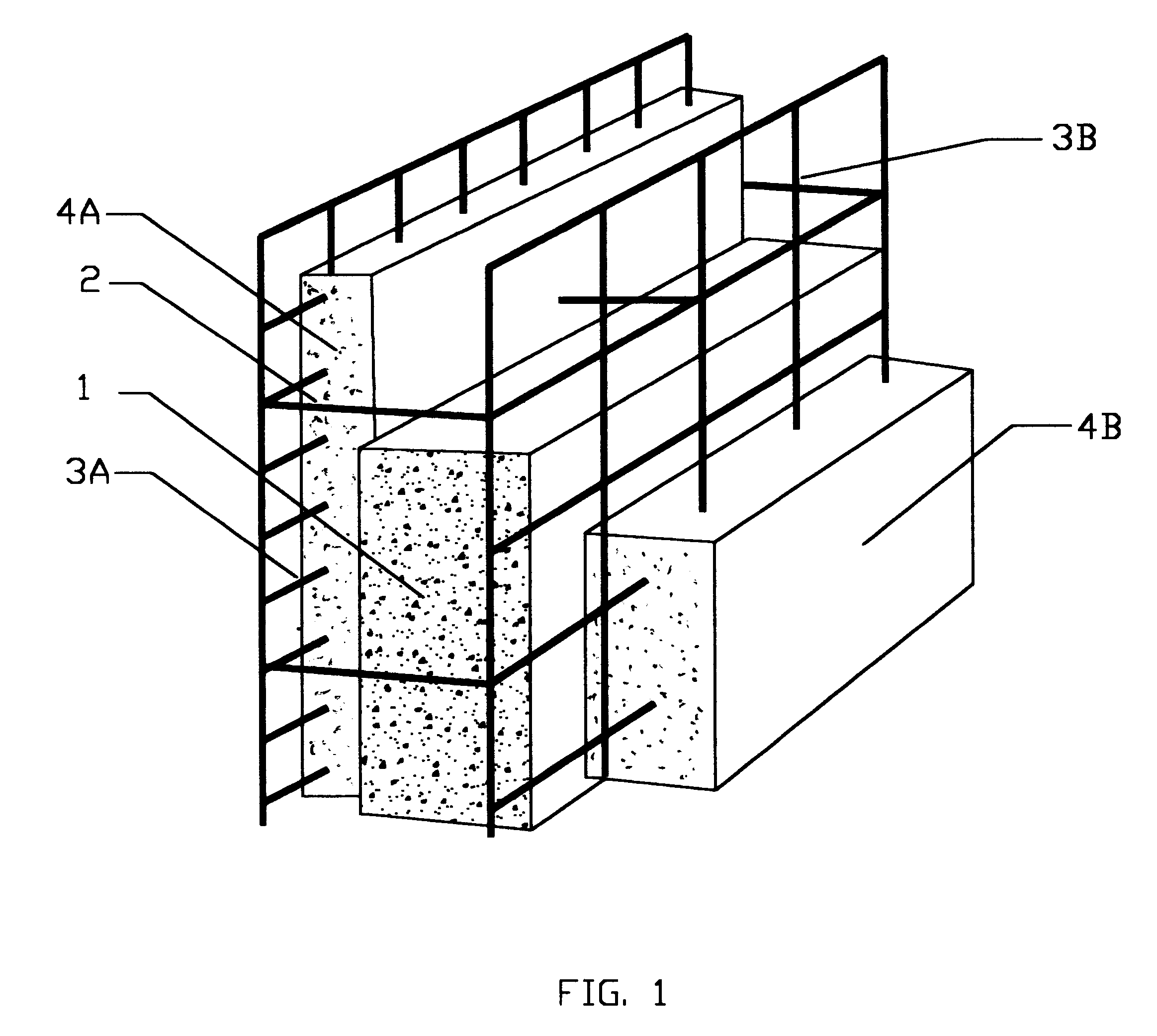 Method for concrete building system using composite panels with highly insulative plastic connector