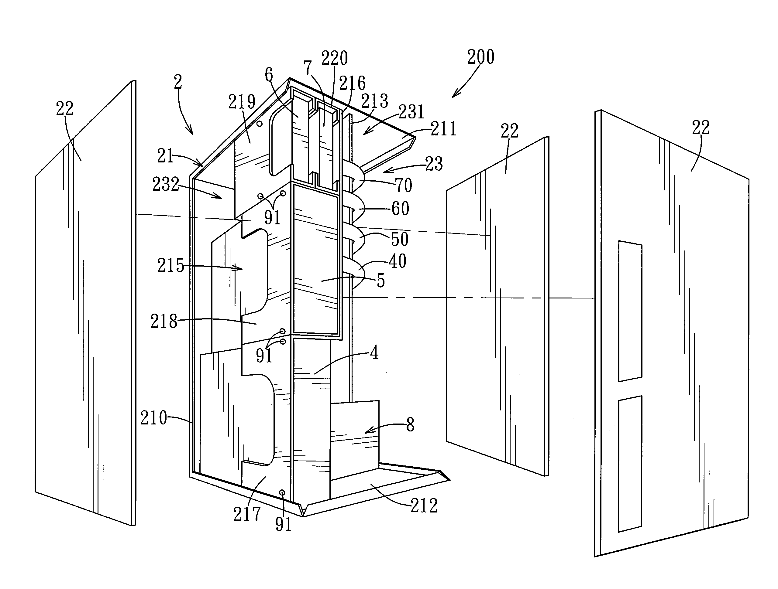 Housing for an electronic device