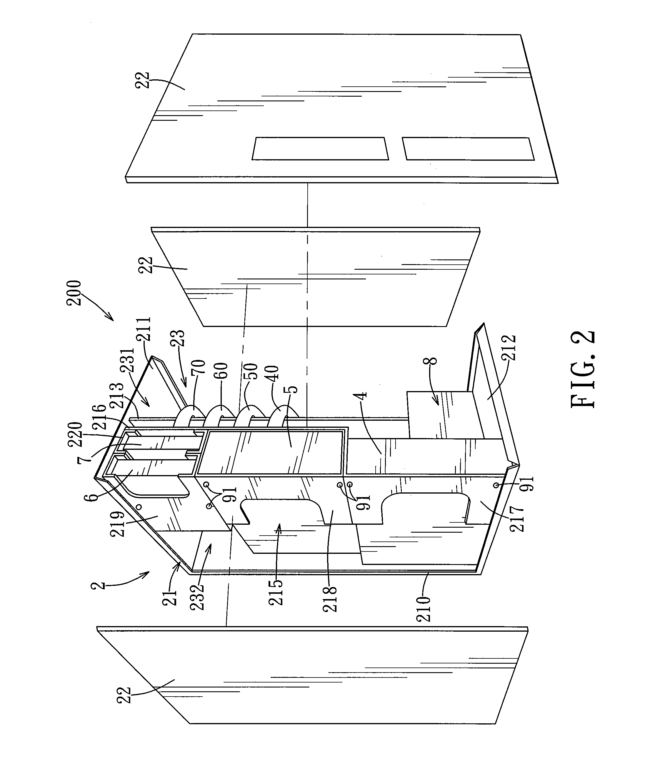 Housing for an electronic device