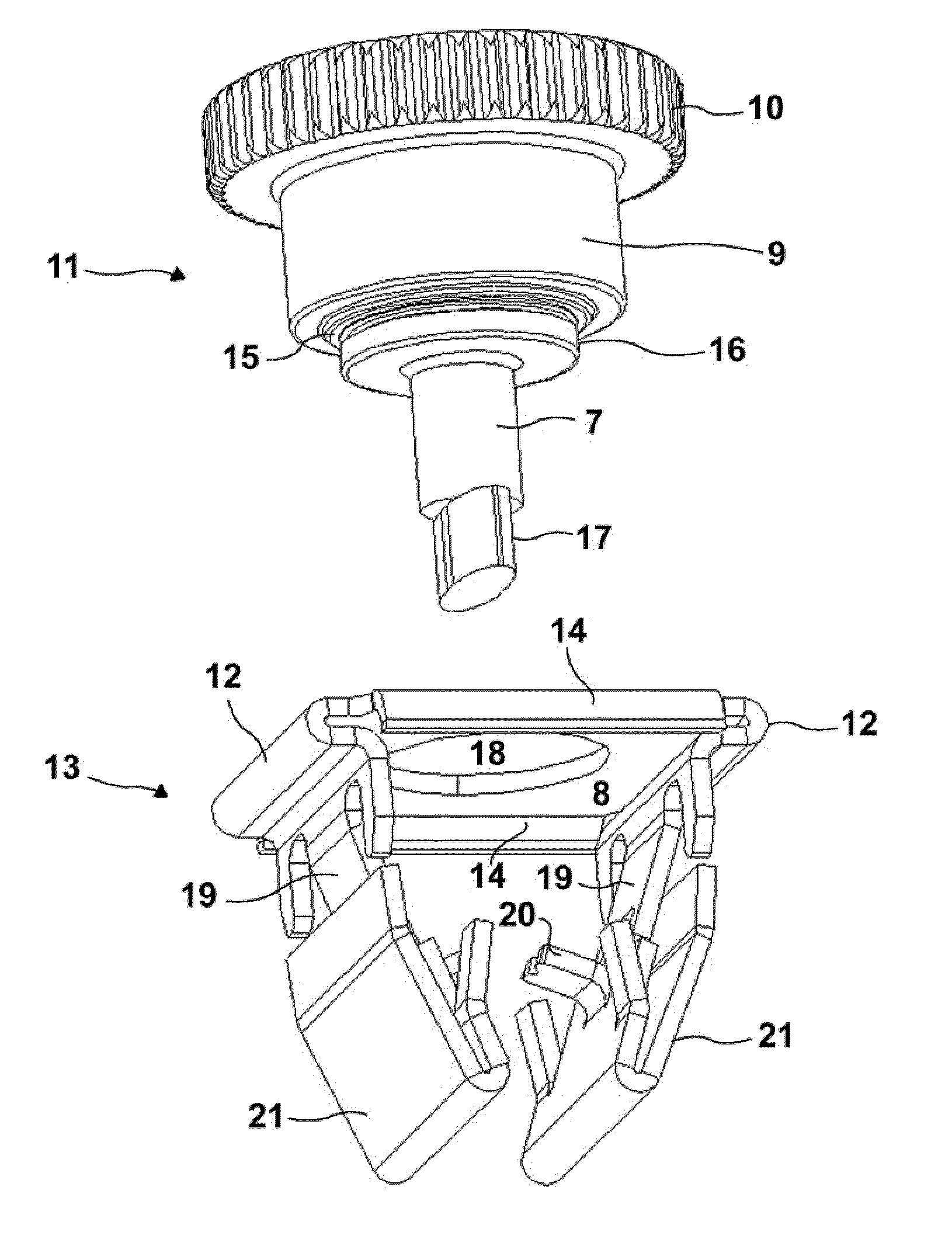 Quick acting panel fastener