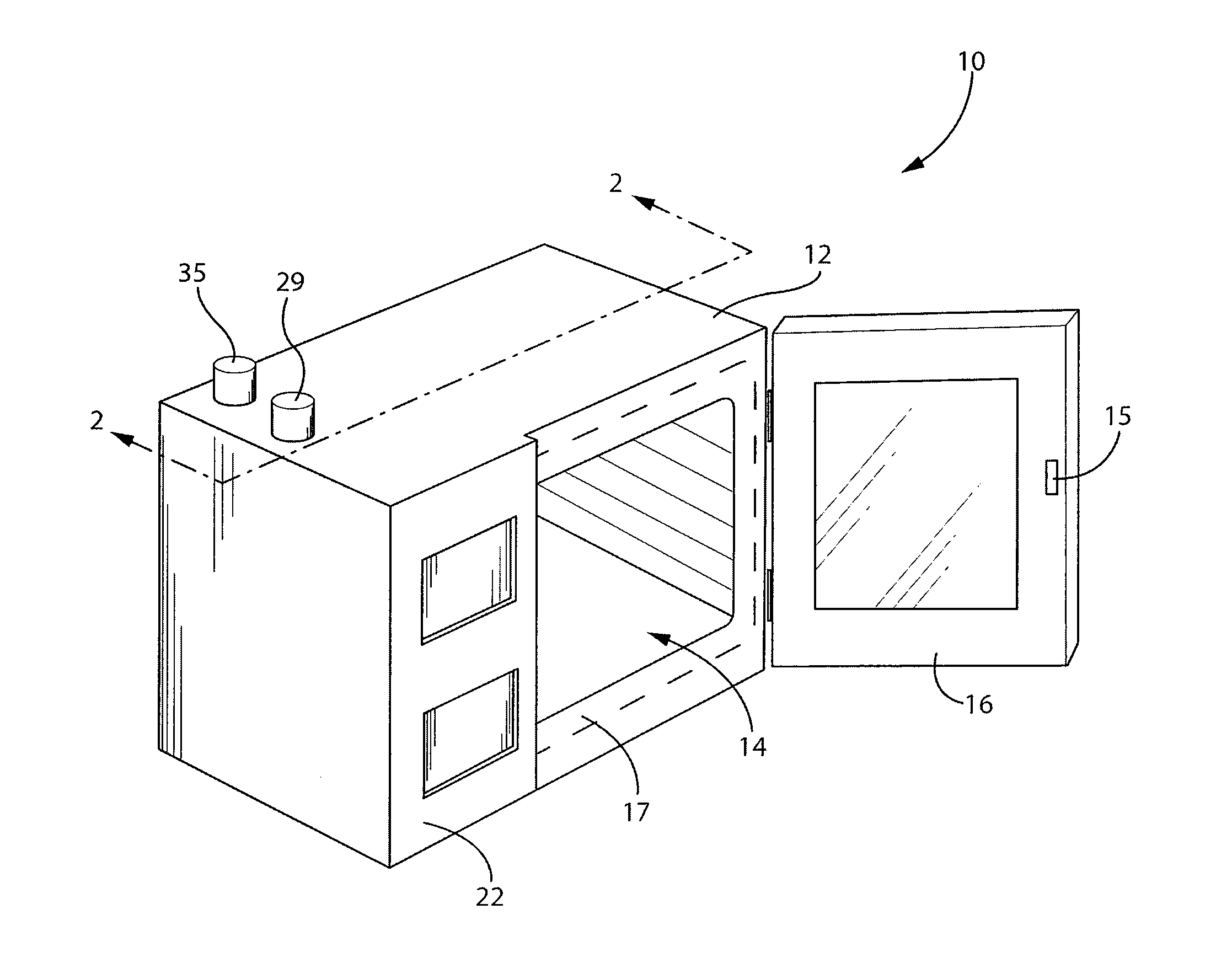 Oven with Automatic Open/Closed System Mode Control