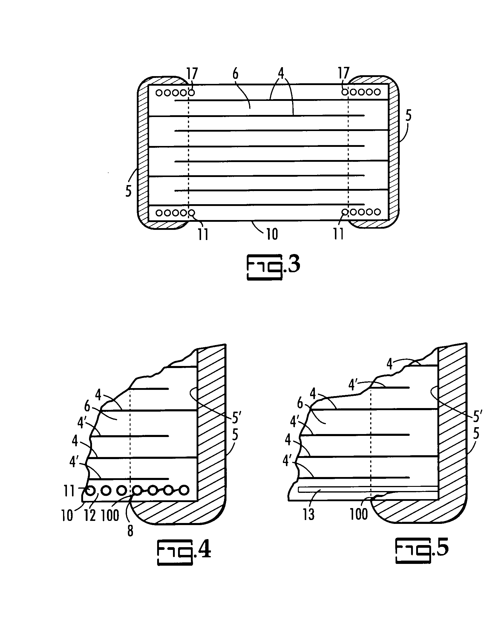 Capacitor Comprising Flex Crack Mitigation Voids