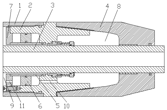 Spindle sealing system for motor working under high-temperature or high-pressure environment