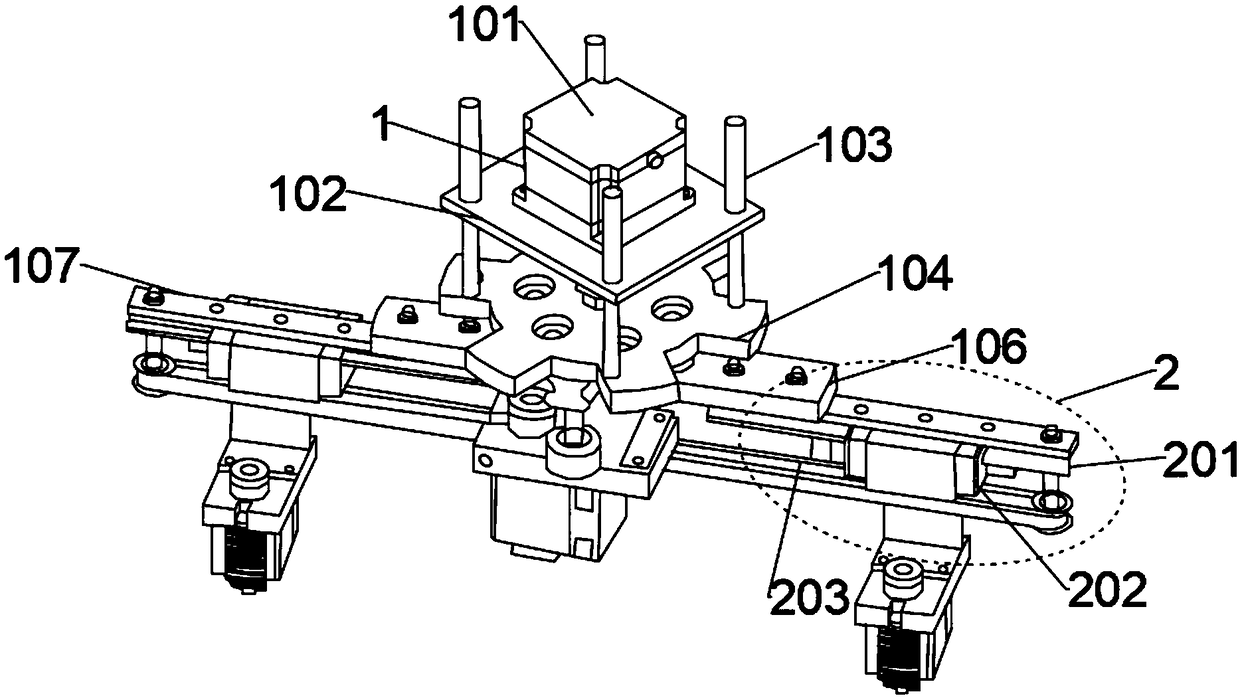 Rapid arc edge printing device and printing method for 3D printer