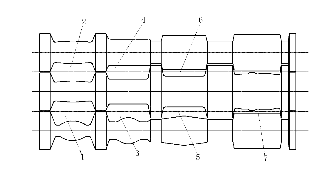 Die and method for rolling tubeless rim plate