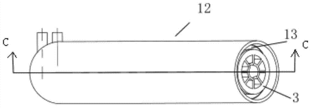 Integrated composite spiral-wound membrane