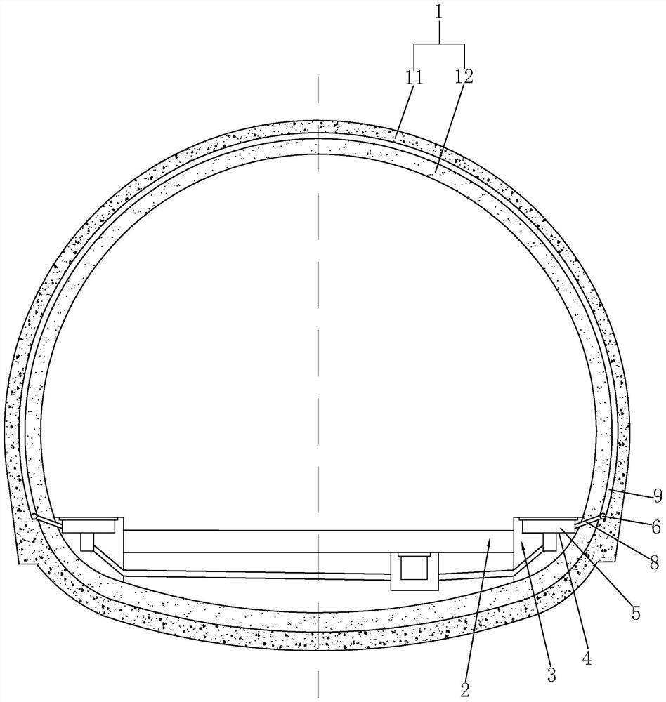 Impermeable drainage construction method for complex soft rock tunnel