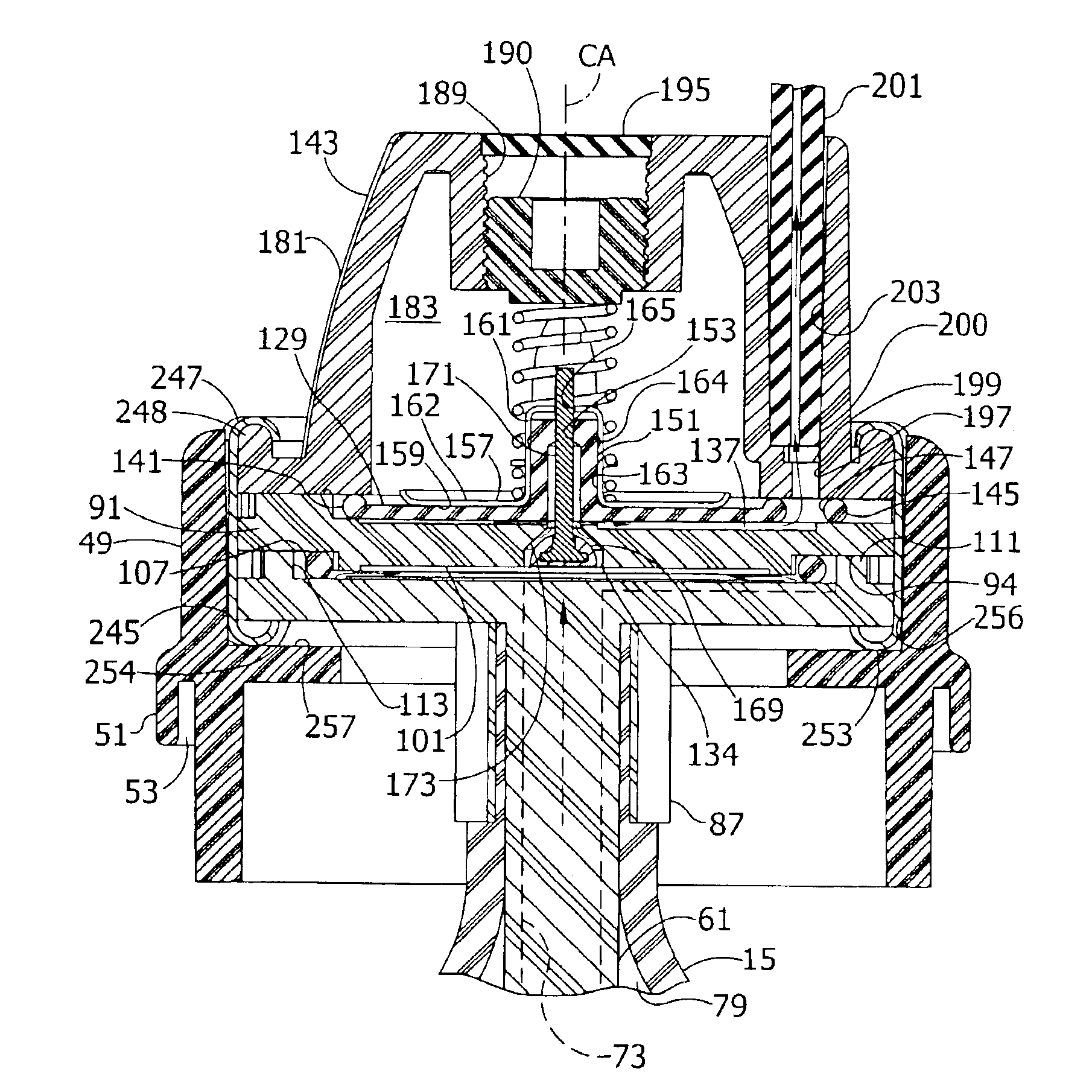 Pressure regulator for infusor