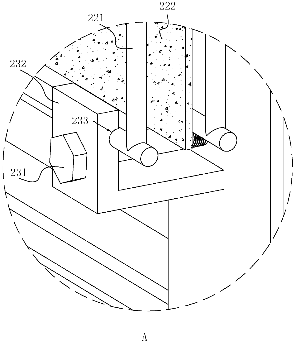 Upper-span existing line construction safety protection device and construction method thereof