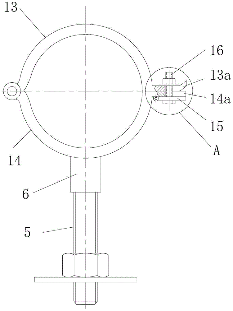 Corbel diagonal bracing type pipeline hanger