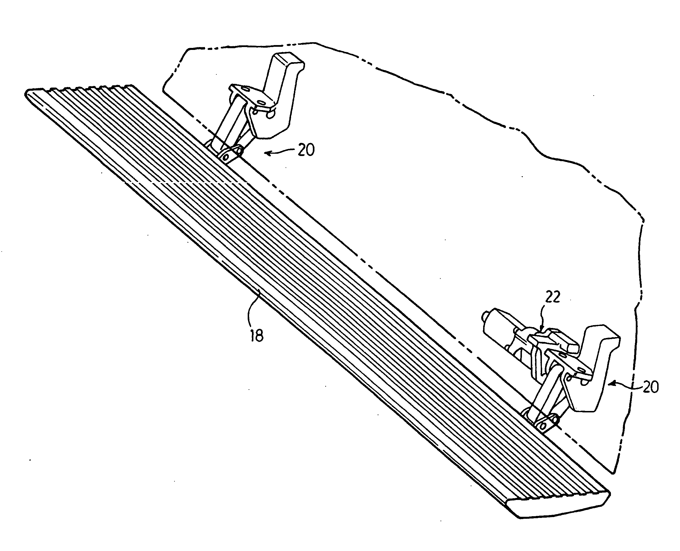 Powered running board