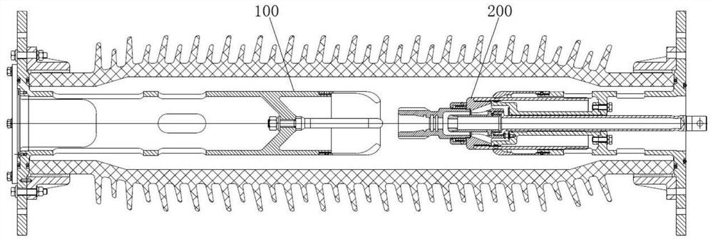 Special tool for assembling circuit breaker contact