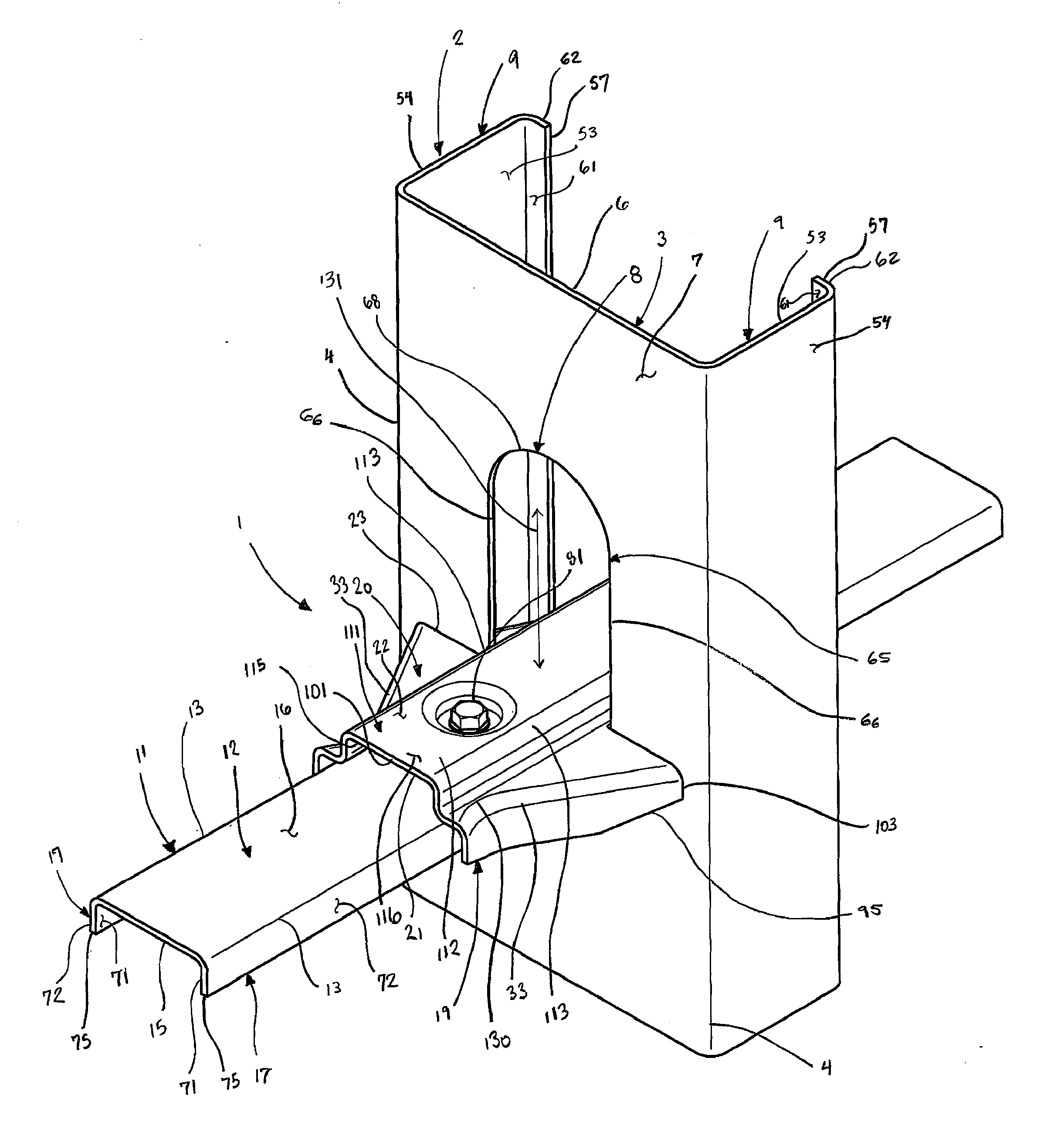 Inverted bridging connector