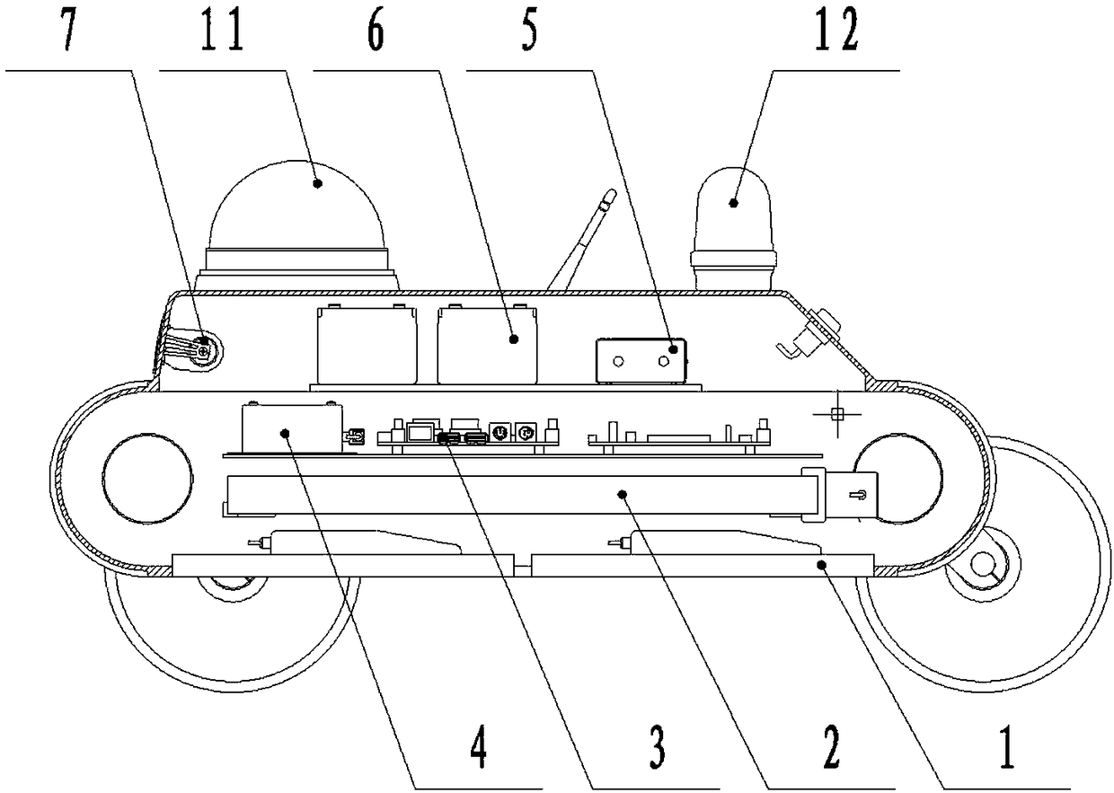 Radiation detection robot