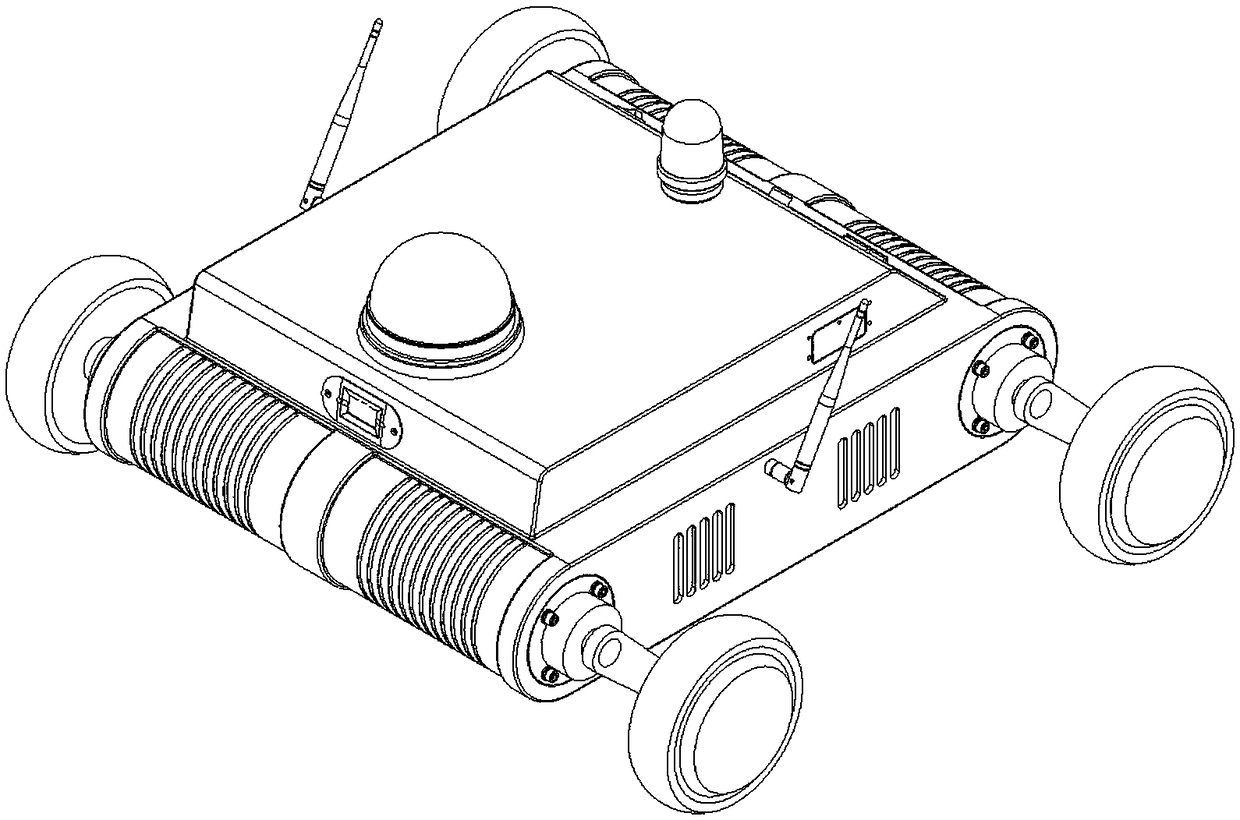 Radiation detection robot