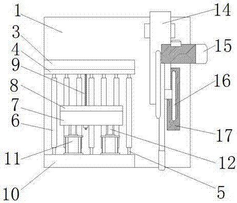 Steel pipe cutting machine with fixing function