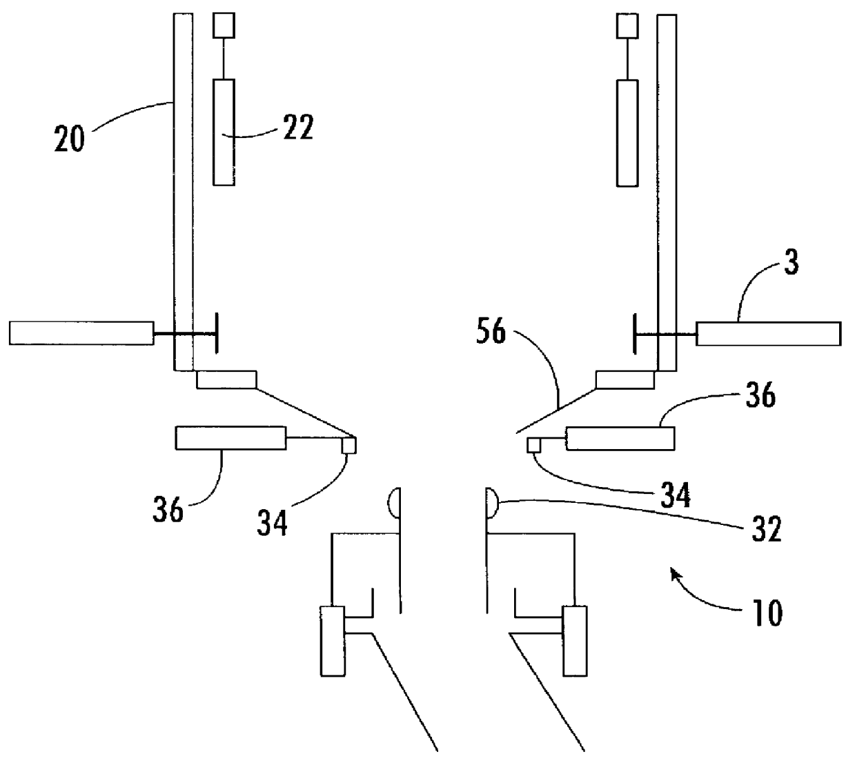 Bag discharge apparatus