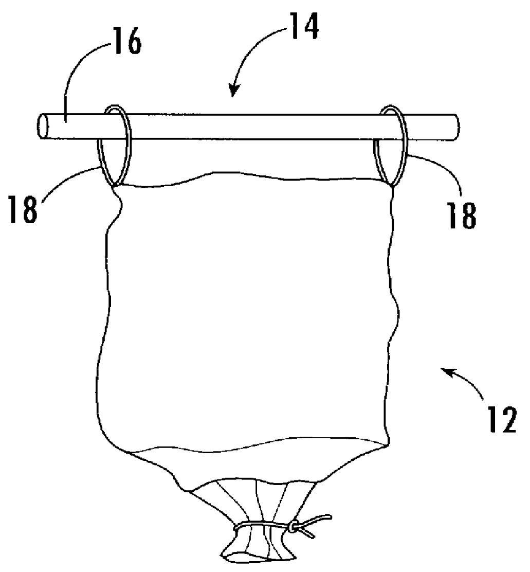 Bag discharge apparatus