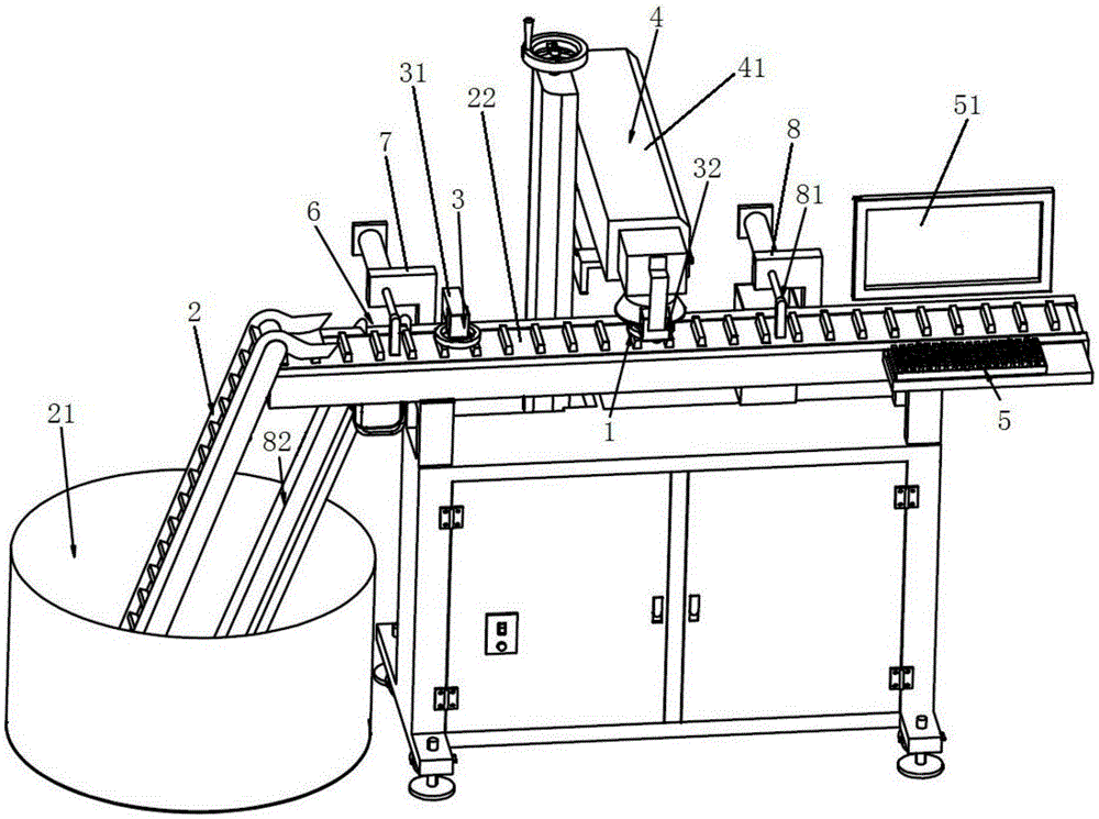 Astatic laser coding machine and coding method