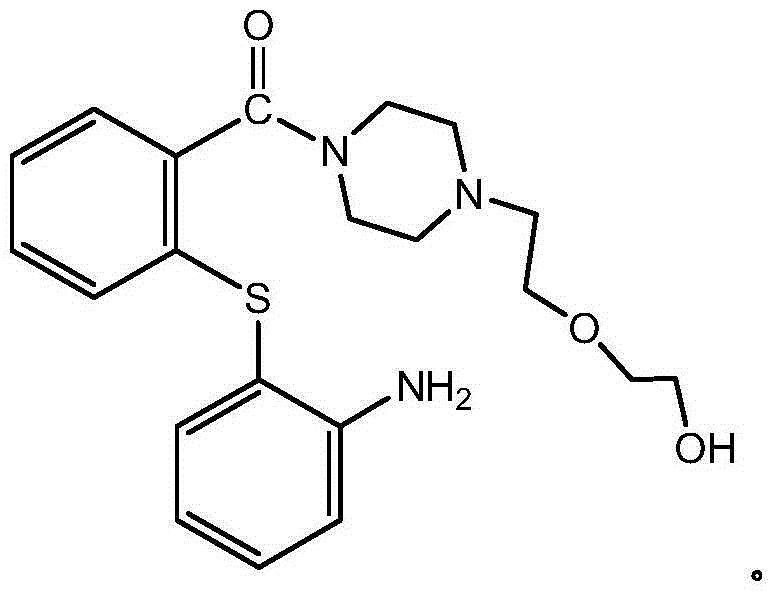 Preparation method of quetiapine intermediate