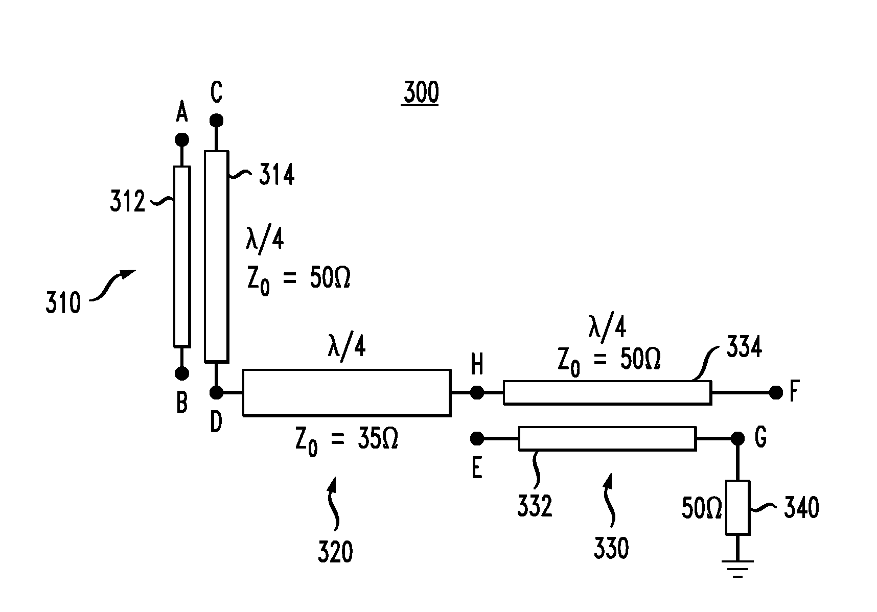 Radio-frequency transmitter, such as for broadcasting and cellular base stations