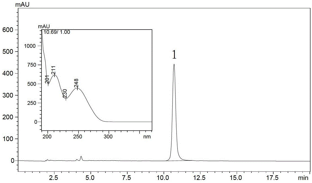 A method for separating and purifying epothilone by high-speed countercurrent chromatography