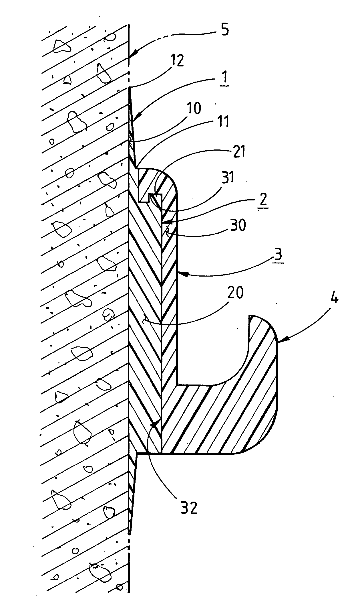 Sticker type wall surface holder