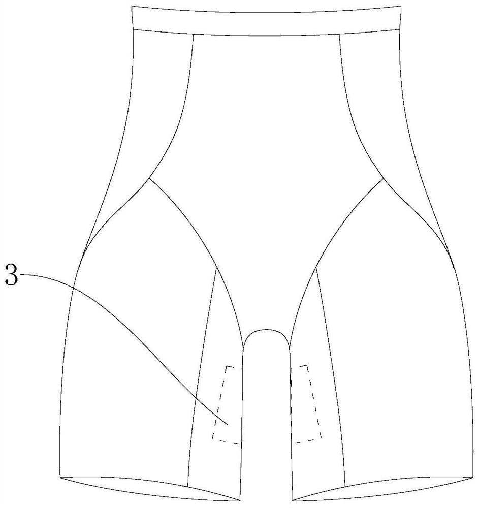 Intelligent shaping trousers based on bioelectric current muscle rehabilitation training and implementation method