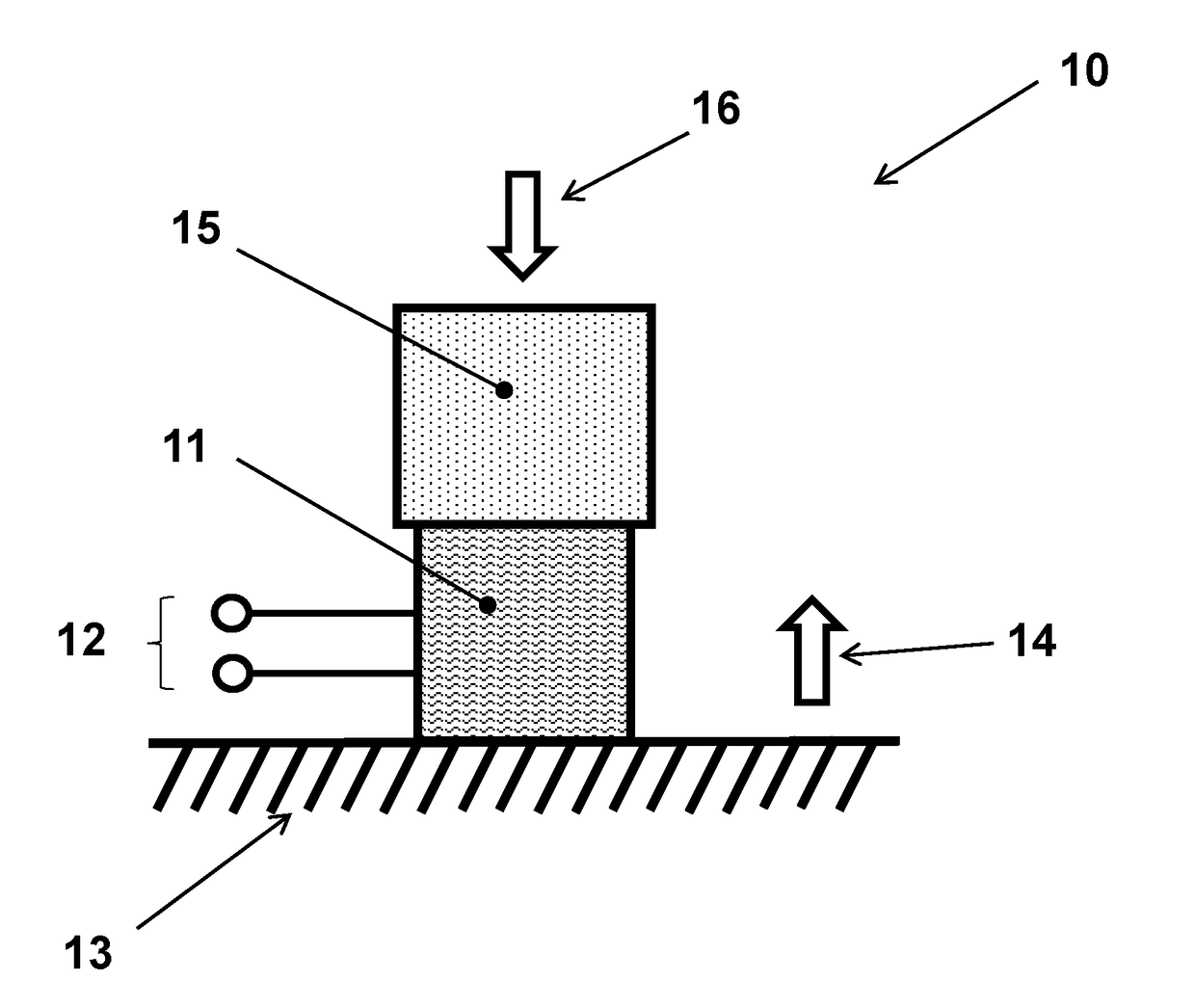 Method and apparatus for simulating the generated charge profile of piezoelectric elements due to arbitrary shock loading