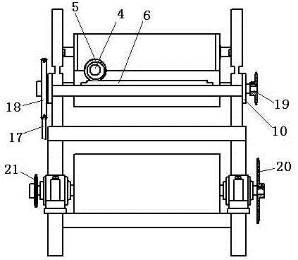 A winding mechanism of a pinecone machine