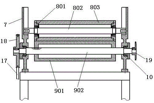 A winding mechanism of a pinecone machine