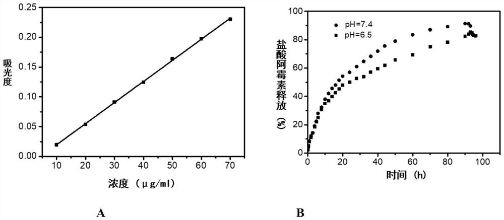 Preparation method of novel injectable drug-loaded hydrogel for treating osteosarcoma