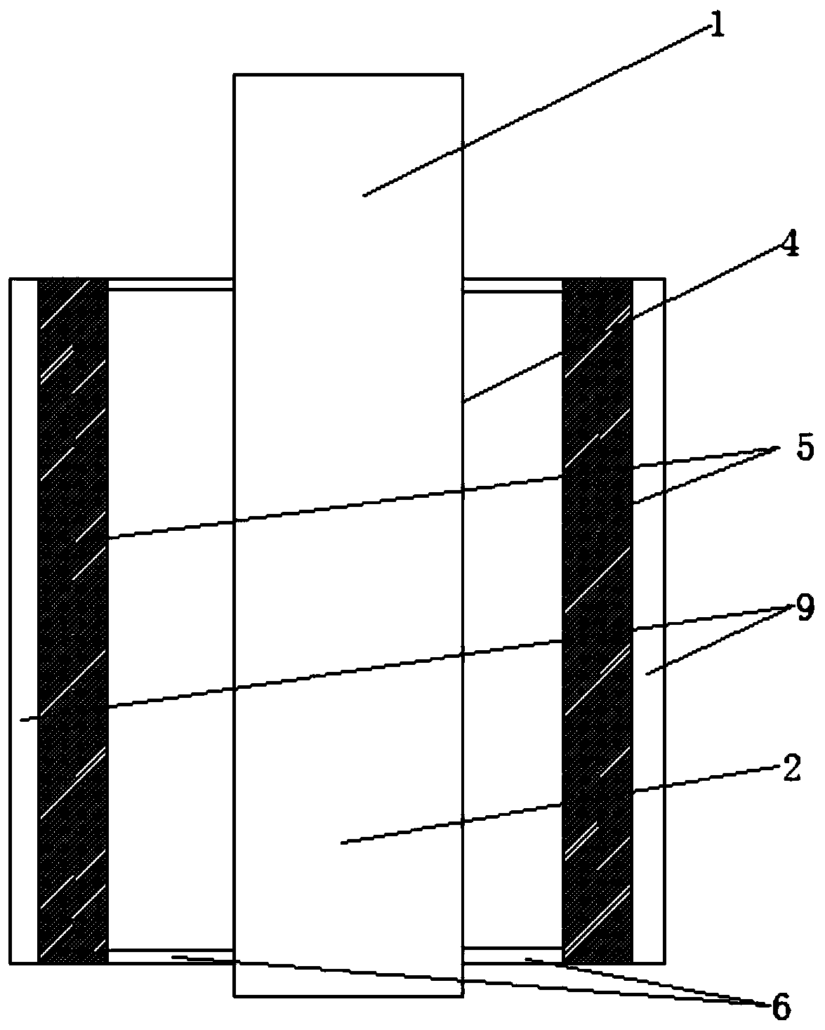 Superconducting magnet repulsive rock static blasting device