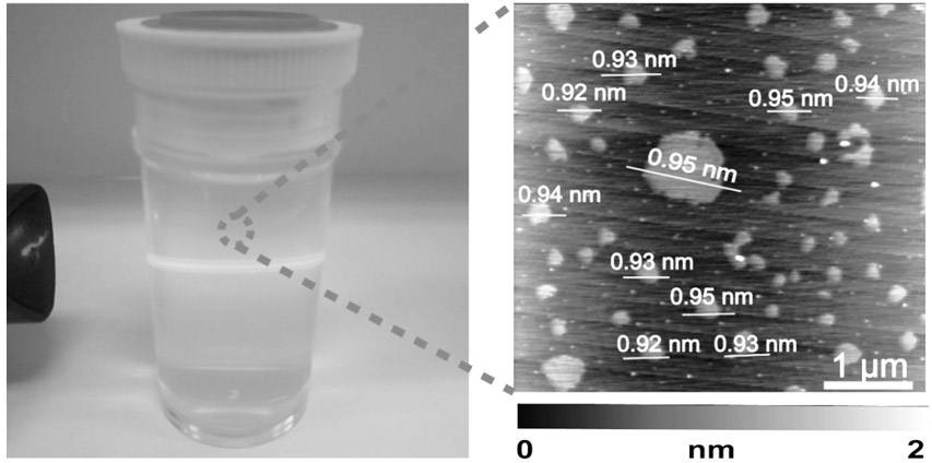 A kind of preparation method of acid niobium oxygen monoatomic layer sheet