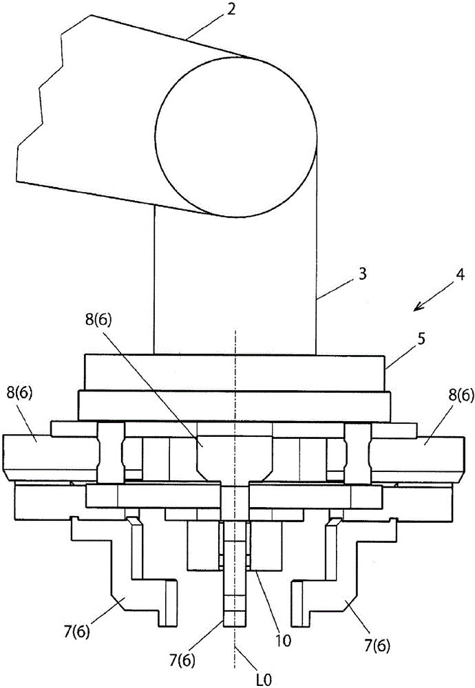 End effector, industrial robot, and method for operating same