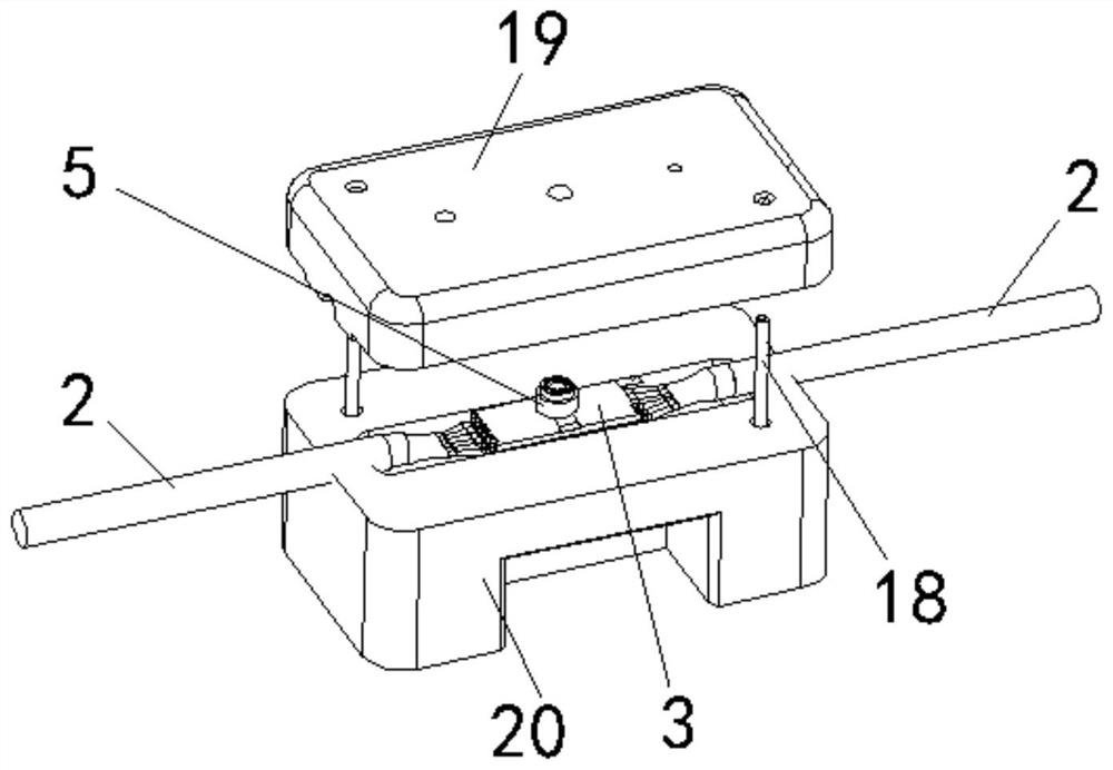 Temperature chain with water level monitoring function