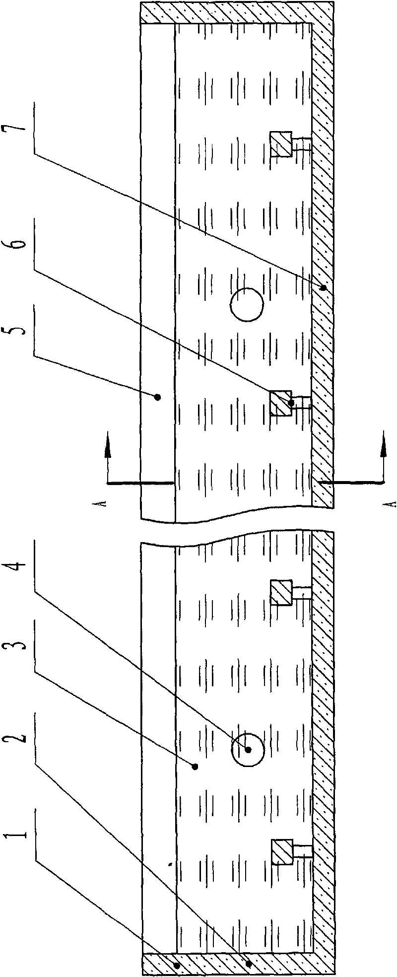 Method of processing chromium-nickel austenite stainless steel continuous casting slab