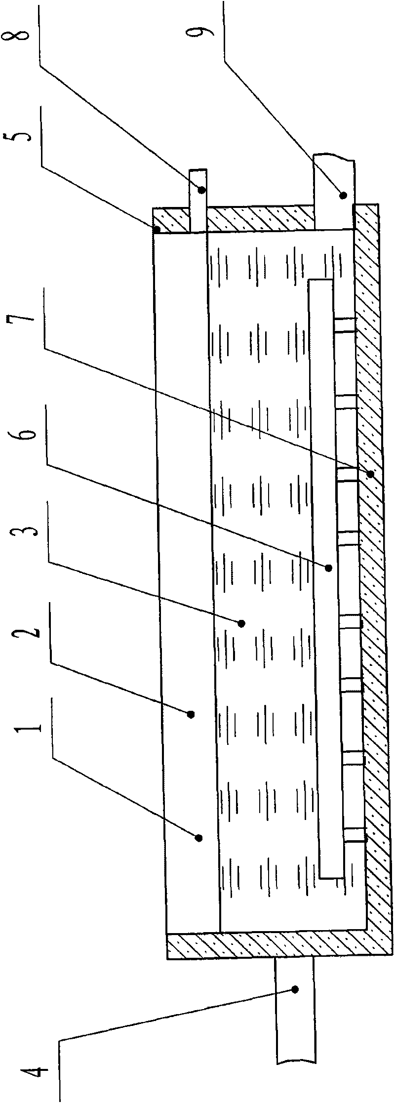 Method of processing chromium-nickel austenite stainless steel continuous casting slab